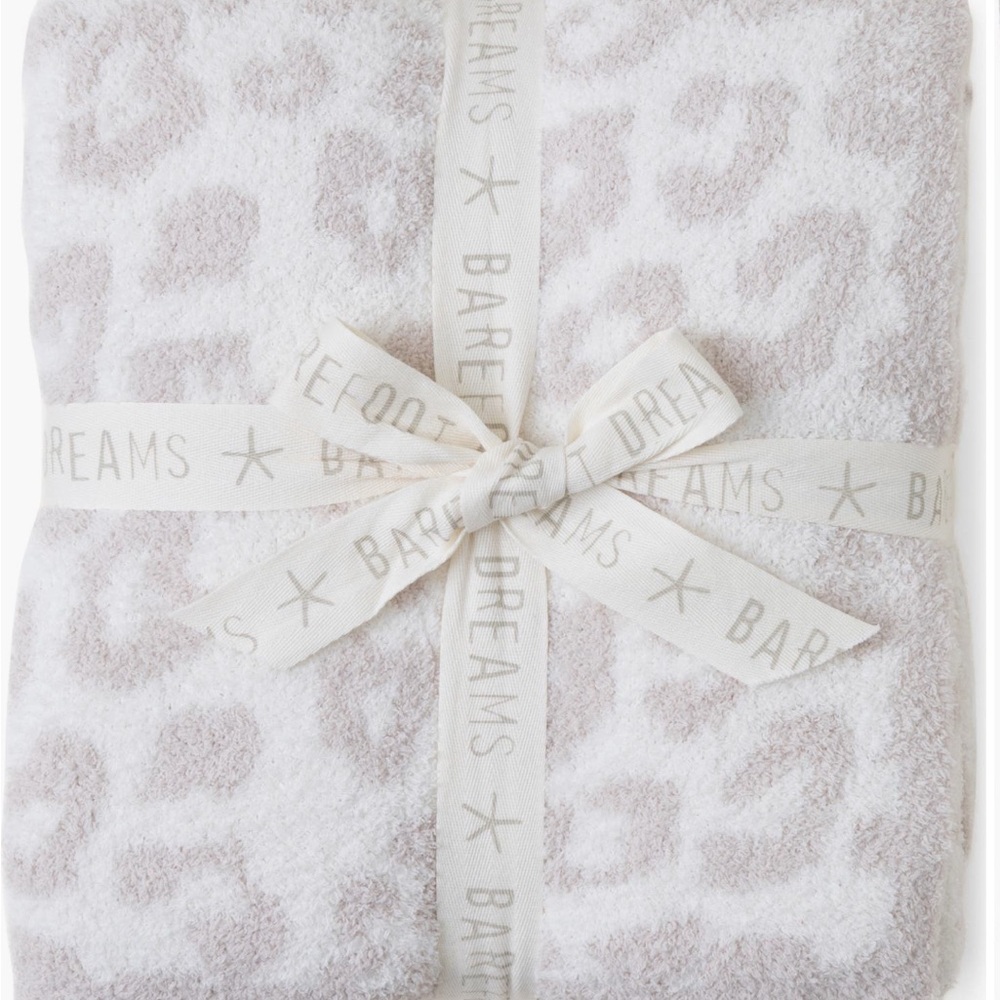 Barefoot Dreams Cozy Animal Print Throw